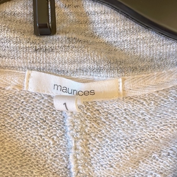 Maurices Open Front Cardigan, Size 1 measures as XL - Picture 5 of 8